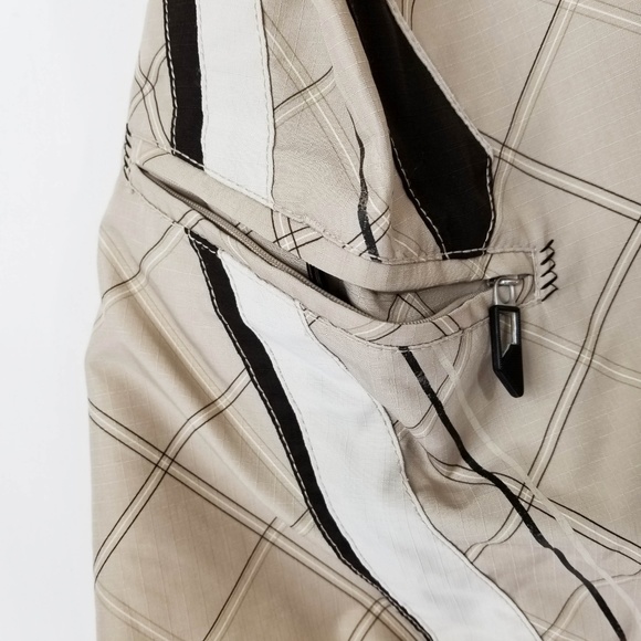 Quicksilver Tan Mix Board shorts Embroidered 40 - Picture 5 of 8